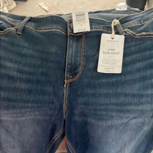 Torrid Blue Boot Cut Jeans with Classic Fading